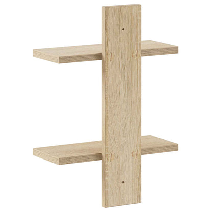Scaffale da parete Rovere Sonoma 30 x 13.5 x 43 cm