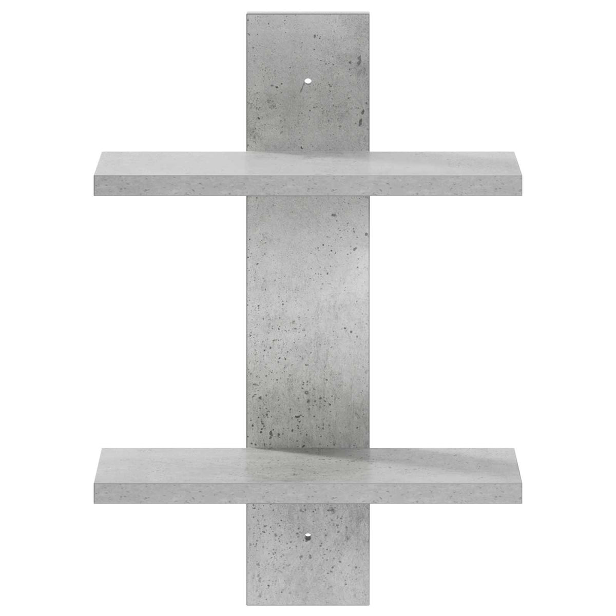 Scaffale da parete Grigio Cemento 30 x 13,5 x 43 cm