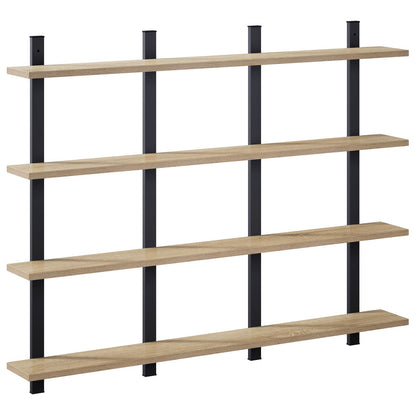 Scaffale da parete Rovere Sonoma 102 x 13.5 x 80 cm