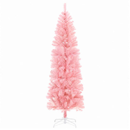 Albero di Natale Artificiale Slim con Palline 240 cm 300 LED