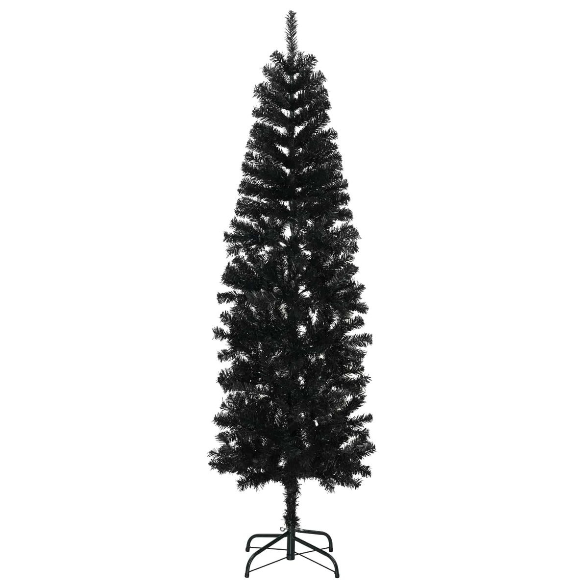Albero di Natale Artificiale Slim con Palline 180 cm 300 LED