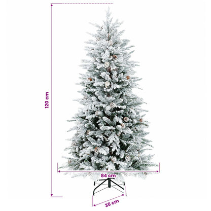 Albero di Natale Artificiale con Rami Pieghevoli 120 cm 150 LED | homemem39