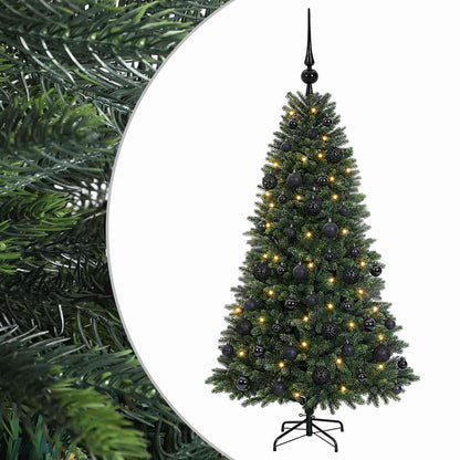 Albero di Natale Artificiale con Palline 150 cm 150 LED | homemem39