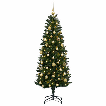 Albero di Natale Artificiale con Palline 150 cm 150 LED | homemem39