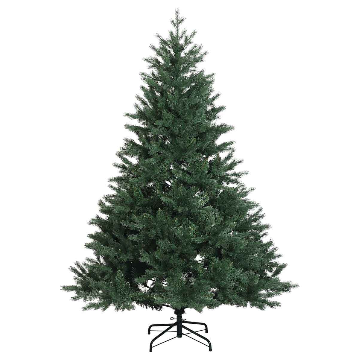 Albero di Natale artificiale con palline 150 cm 150 LED