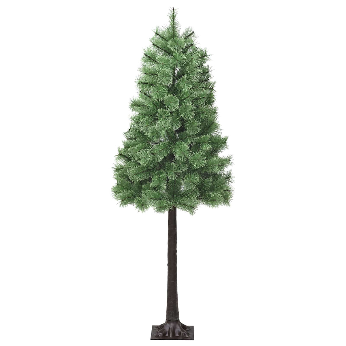 Albero di Natale artificiale con rami snodati e palline 120 cm