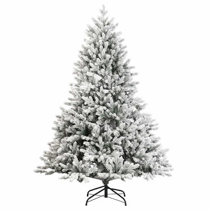 Albero di Natale artificiale con palline 120 cm 150 LED