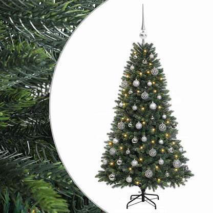 Albero di Natale Artificiale con Palline 120 cm 150 LED