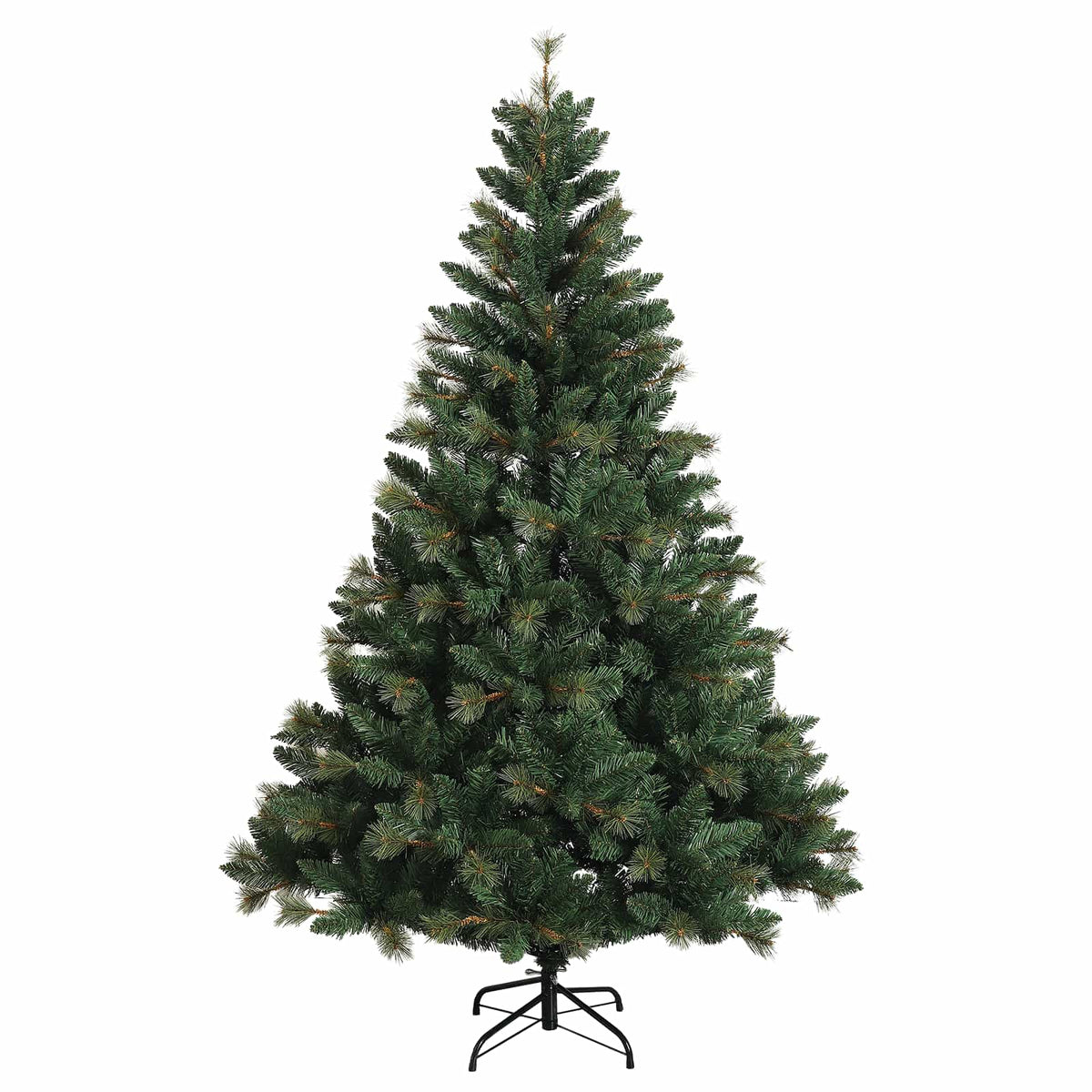 Albero di Natale Artificiale con Palline 150 cm 150 LED