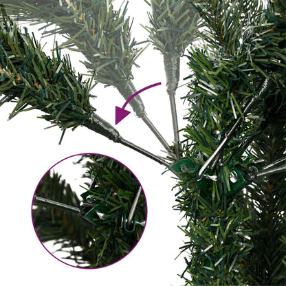 Albero di Natale artificiale con palline 150 cm 150 LED | homemem39