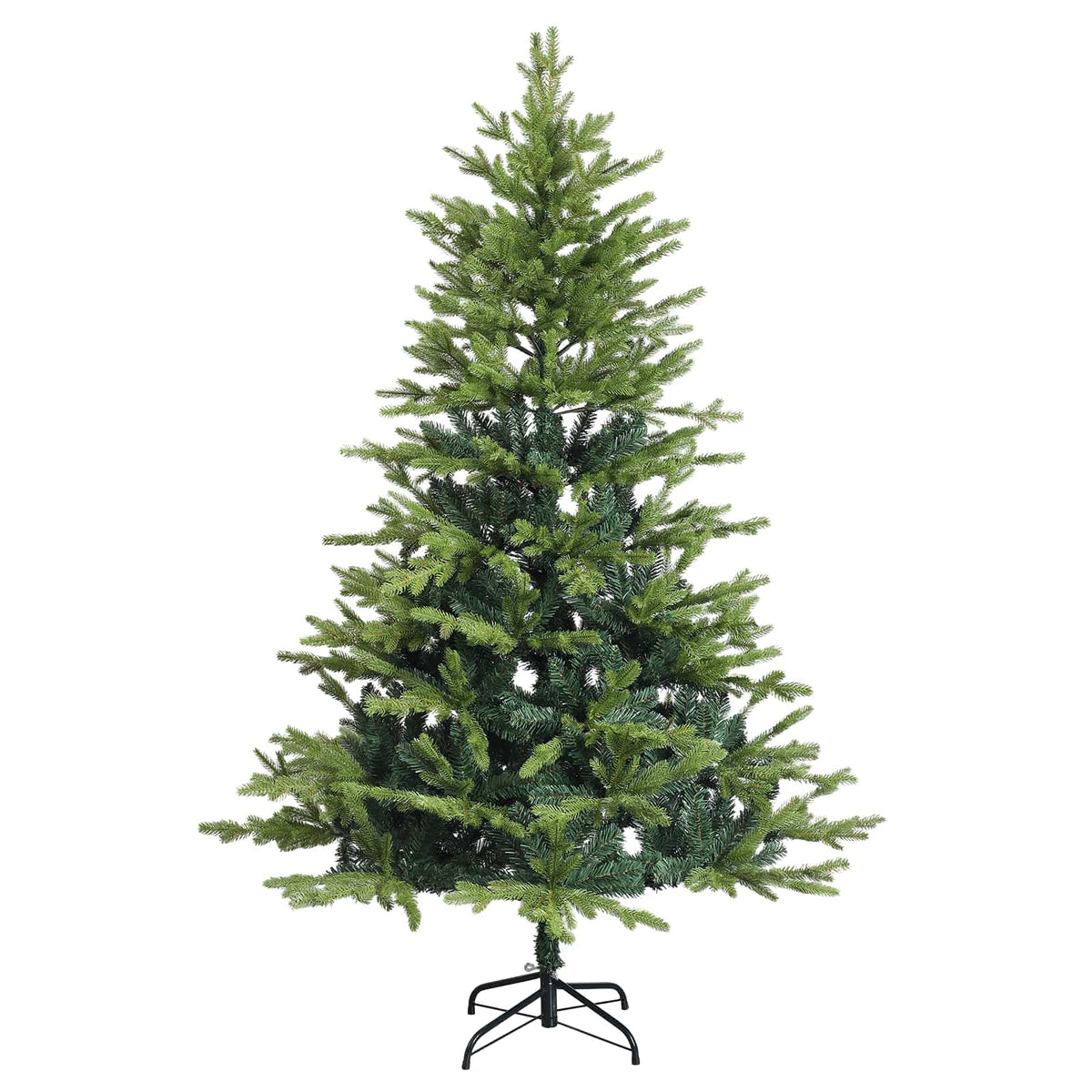 Albero di Natale Artificiale con Rami Pieghevoli 210 cm 300 LED