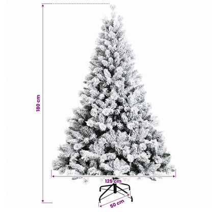Albero di Natale Artificiale con Rami Pieghevoli 180 cm 300 LED | homemem39