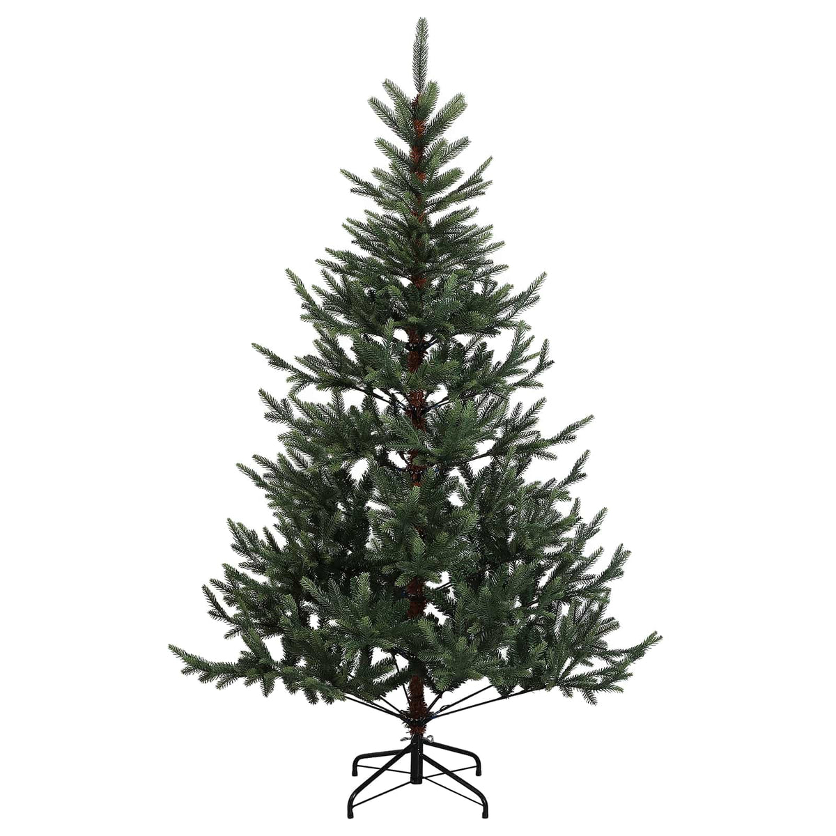 Albero di Natale Artificiale con Rami Pieghevoli 240 cm 300 LED