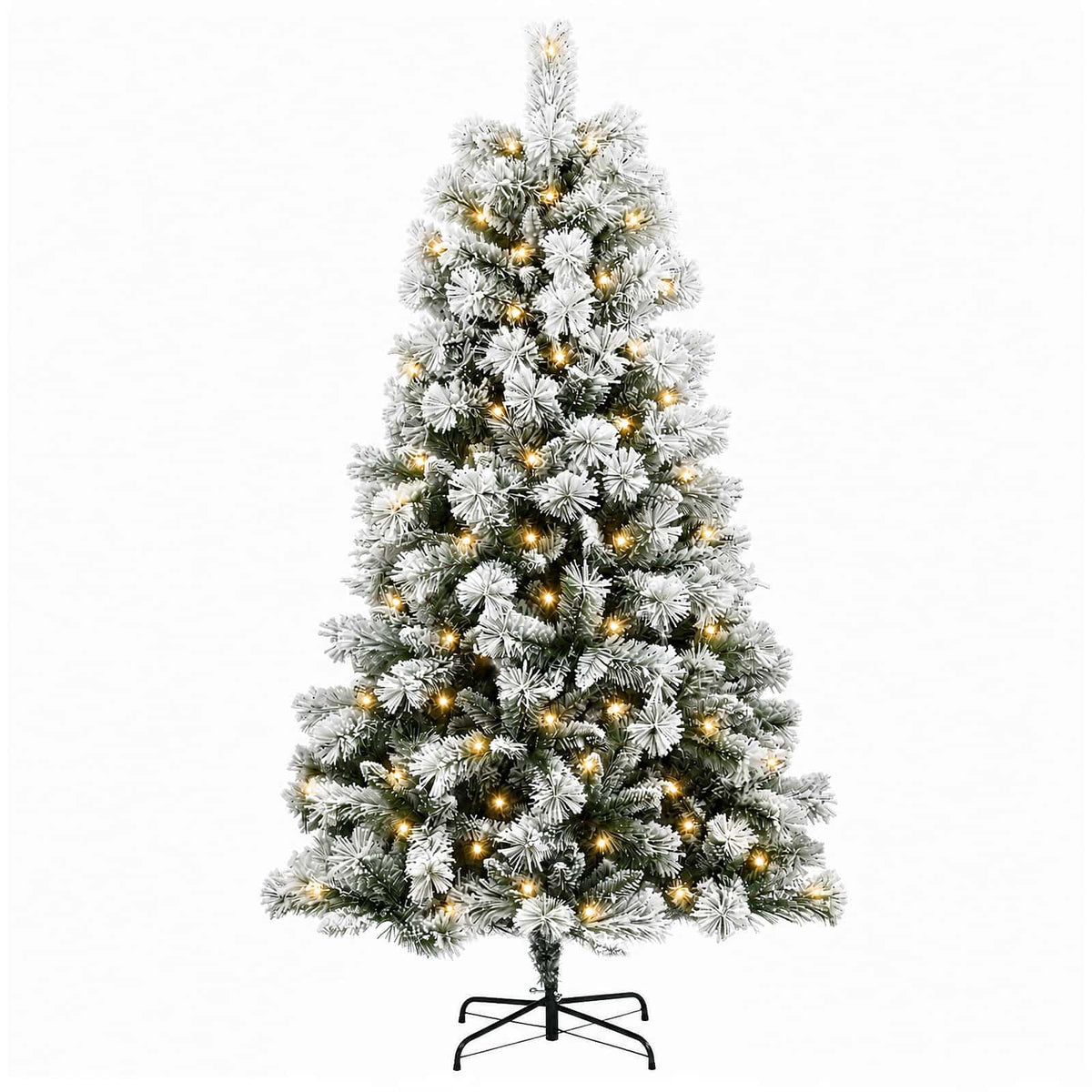 Albero di Natale Artificiale con Rami Pieghevoli 180 cm 300 LED | homemem39