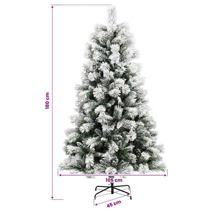 Albero di Natale Artificiale con Rami Pieghevoli 180 cm 300 LED | homemem39