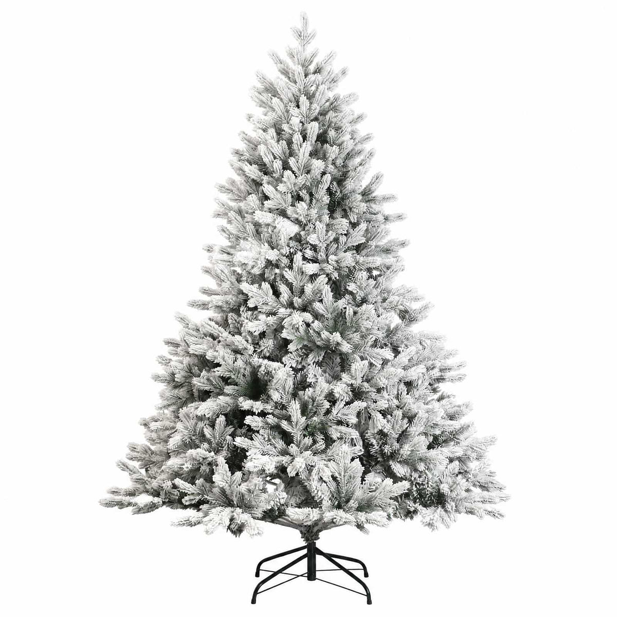 Albero di Natale artificiale con palline 210 cm 300 LED