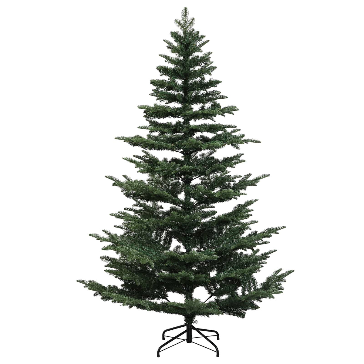 Albero di Natale artificiale con palline 210 cm 300 LED