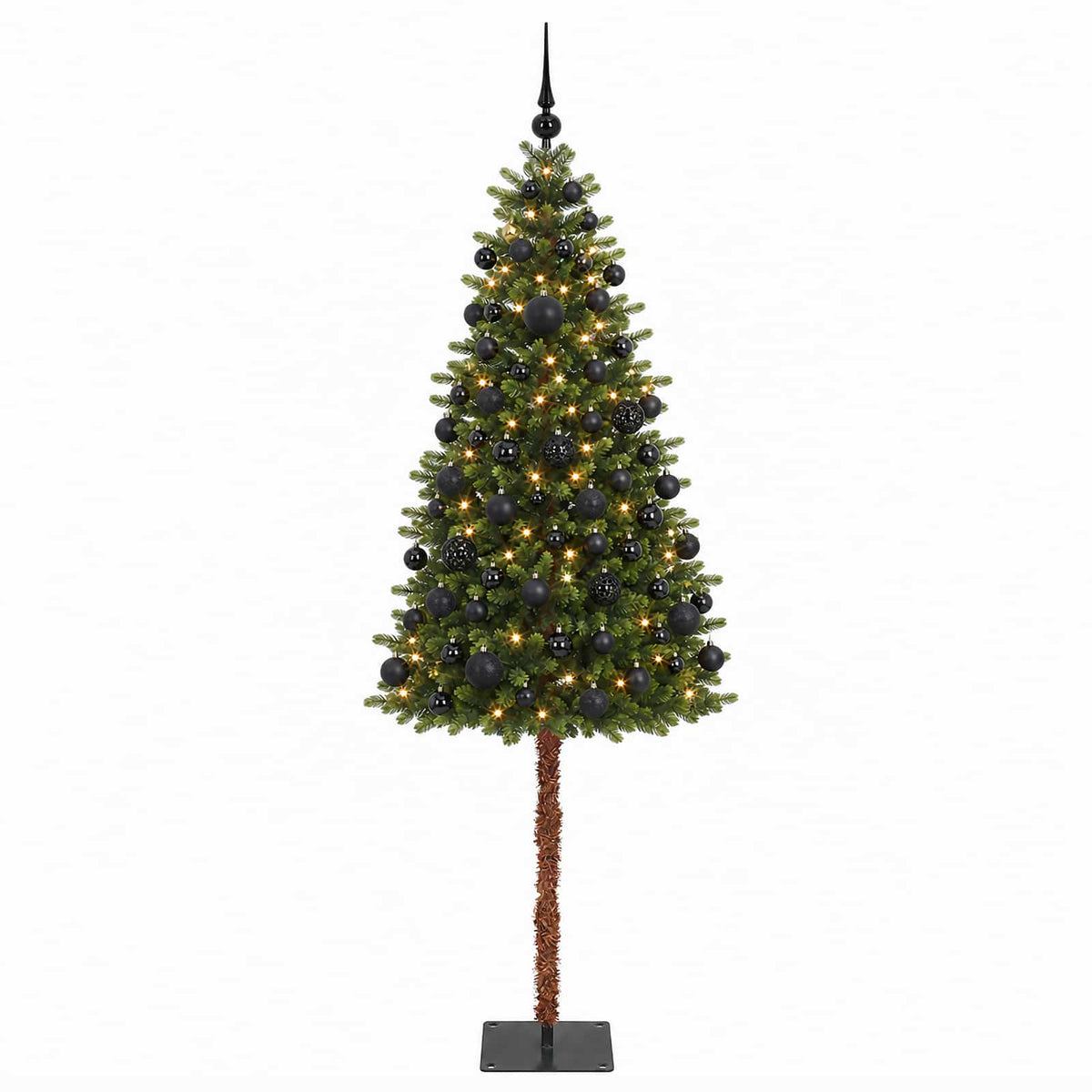 Albero di Natale Artificiale con Palline 180 cm 300 LED