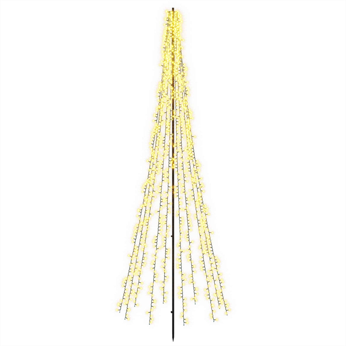 Albero di Natale LED EKENAS 285 cm 1550 LED Bianco caldo
