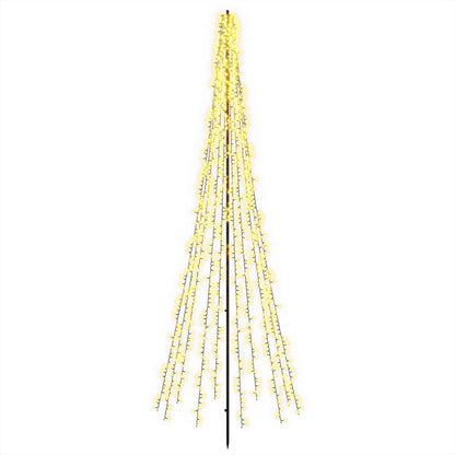 Albero di Natale LED EKENAS 285 cm 1550 LED Bianco caldo