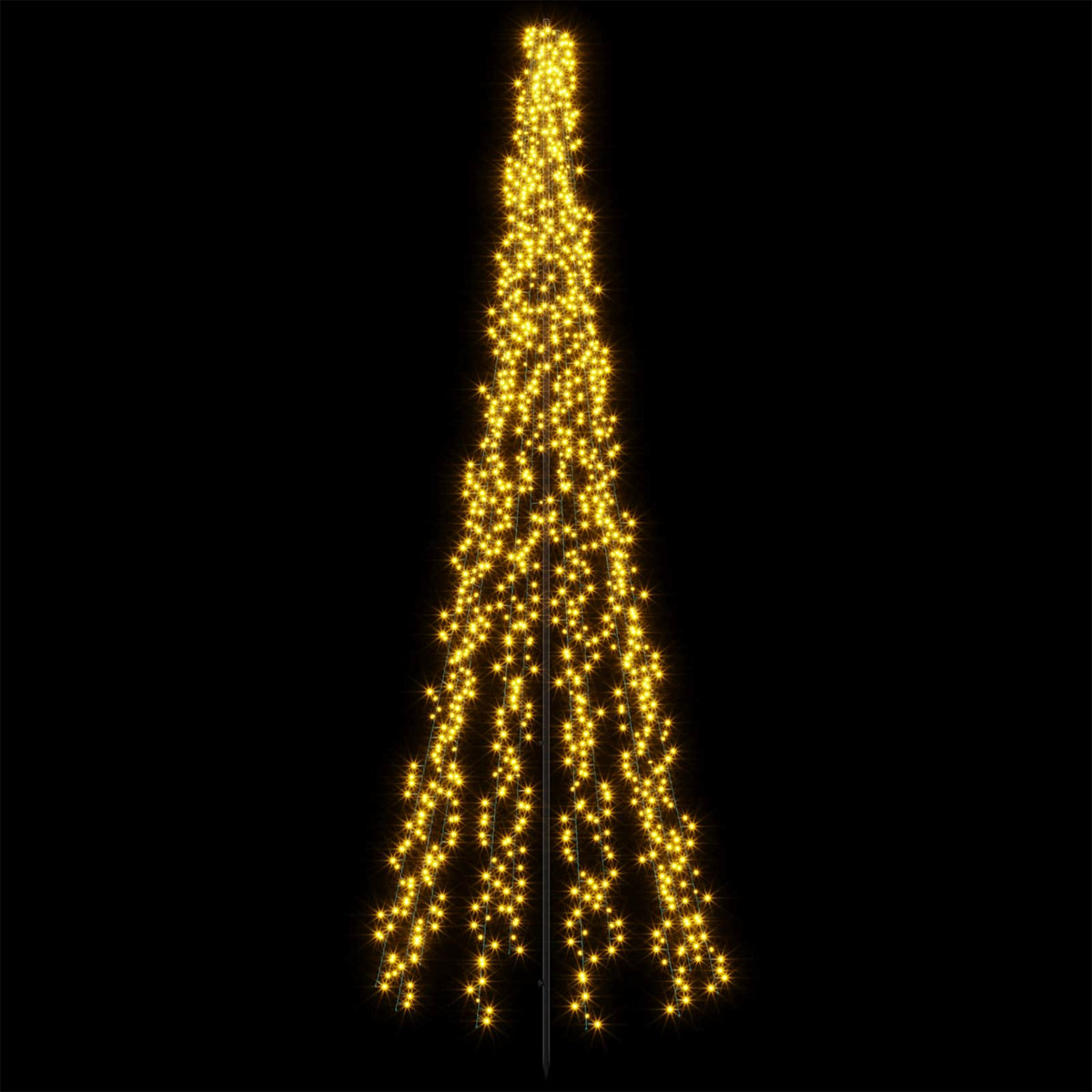 Albero di Natale LED EKENAS 285 cm 1550 LED Bianco caldo