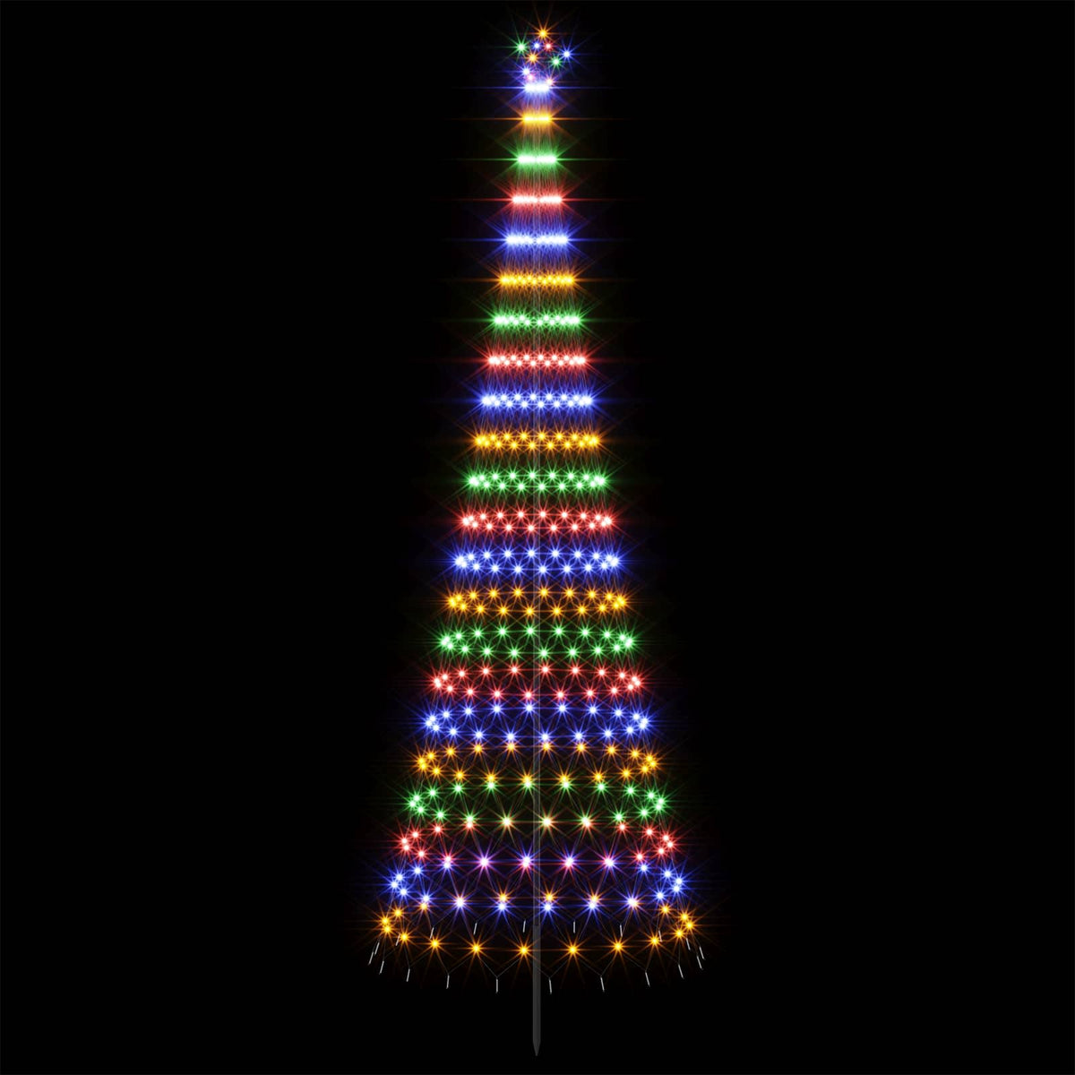 Albero di Natale LED 400 cm 450 LED Ferro