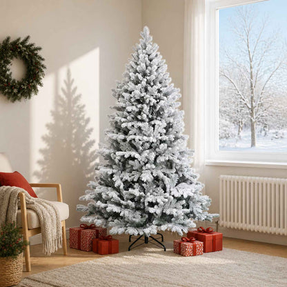 Albero di Natale Artificiale con Rami Pieghevoli 180 cm