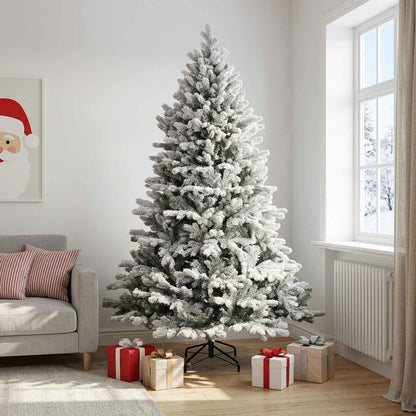 Albero di Natale Artificiale con Rami Pieghevoli 210 cm