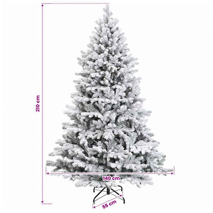 Albero di Natale Artificiale con Rami Pieghevoli 210 cm
