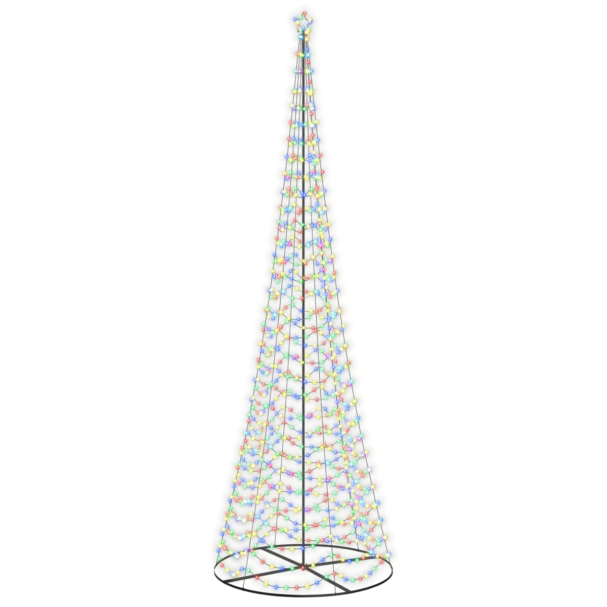 Albero di Natale LED a spirale con base EKENAS 500 cm 868 LED