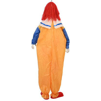 Clown spaventoso di Halloween SPOOKA Giallo e Blu | homemem39