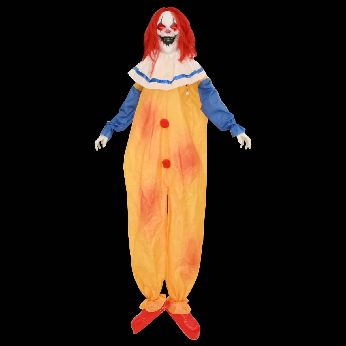 Clown spaventoso di Halloween SPOOKA Giallo e Blu | homemem39