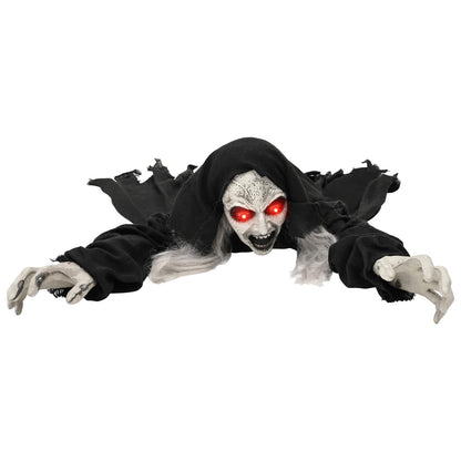 Zombie strisciante di Halloween SPOOKA Nero 41 x 130 x 24 cm