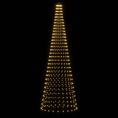 Luci per albero di Natale con picchetti e asta per bandiera | homemem39