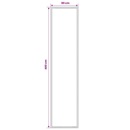 Tappeto Runner FLORNES Tessuto Verde PP 7 mm | homemem39