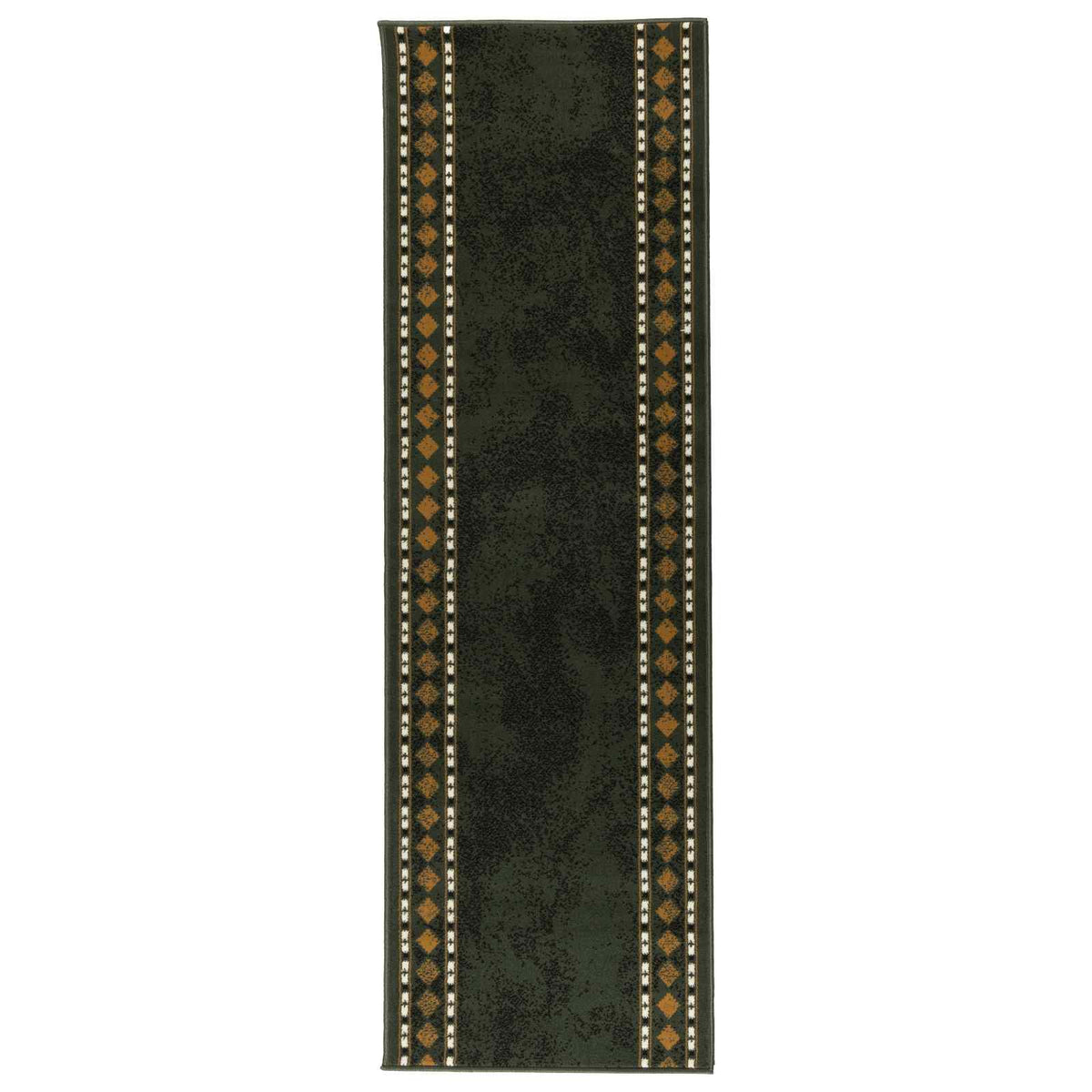 Tappeto Runner FLORNES Tessuto Verde PP 7 mm