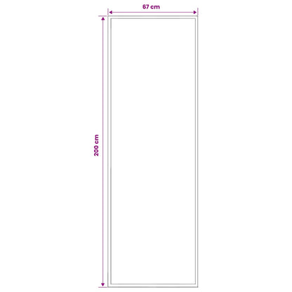 Tappeto Runner FLORNES Tessuto Grigio PP 7 mm