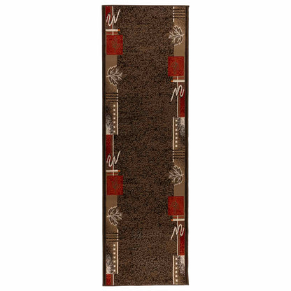 Tappeto Runner FLORNES Tessuto Marrone PP 7 mm | homemem39