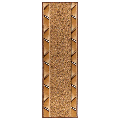 Tappeto Runner FLORNES Tessuto Beige PP 7 mm