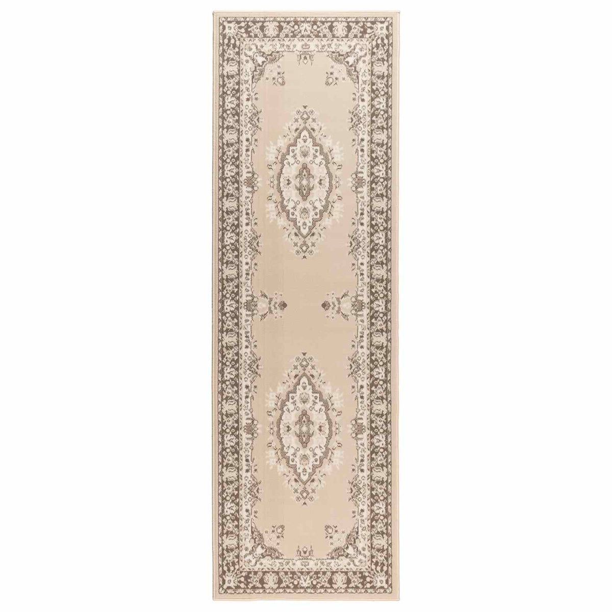 Tappeto Runner FLORNES Tessuto Ecrù PP 7 mm