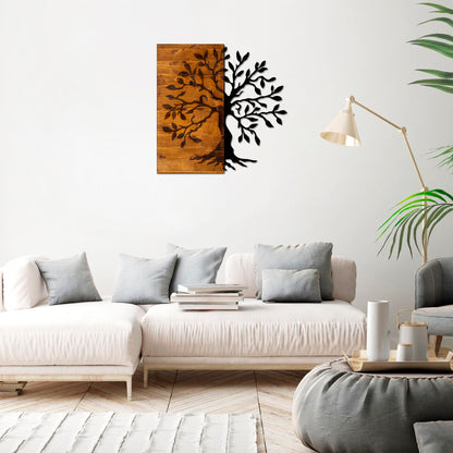 Accessorio Murale Decorativo in Legno