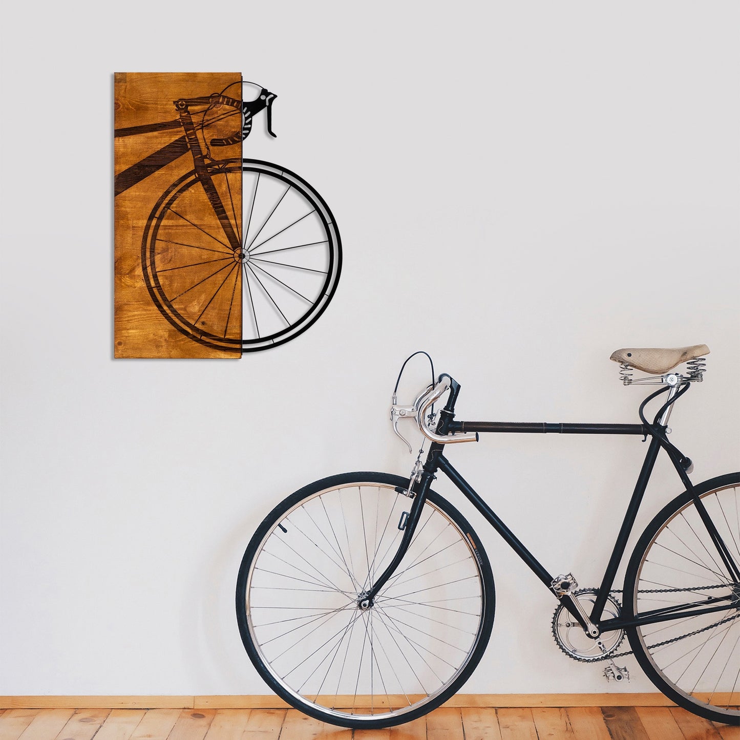 Accessorio Murale Decorativo in Legno