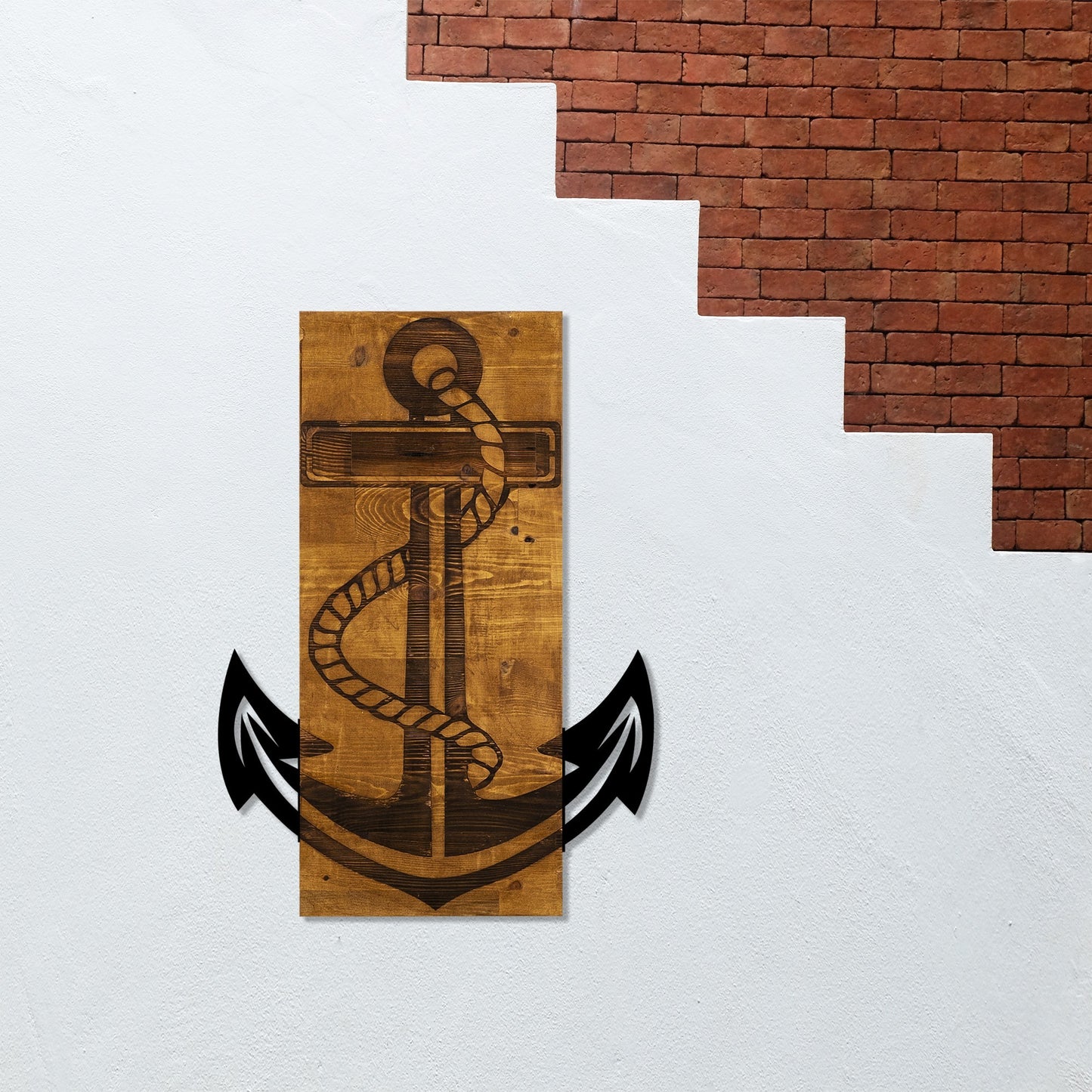 Accessorio Murale Decorativo in Legno