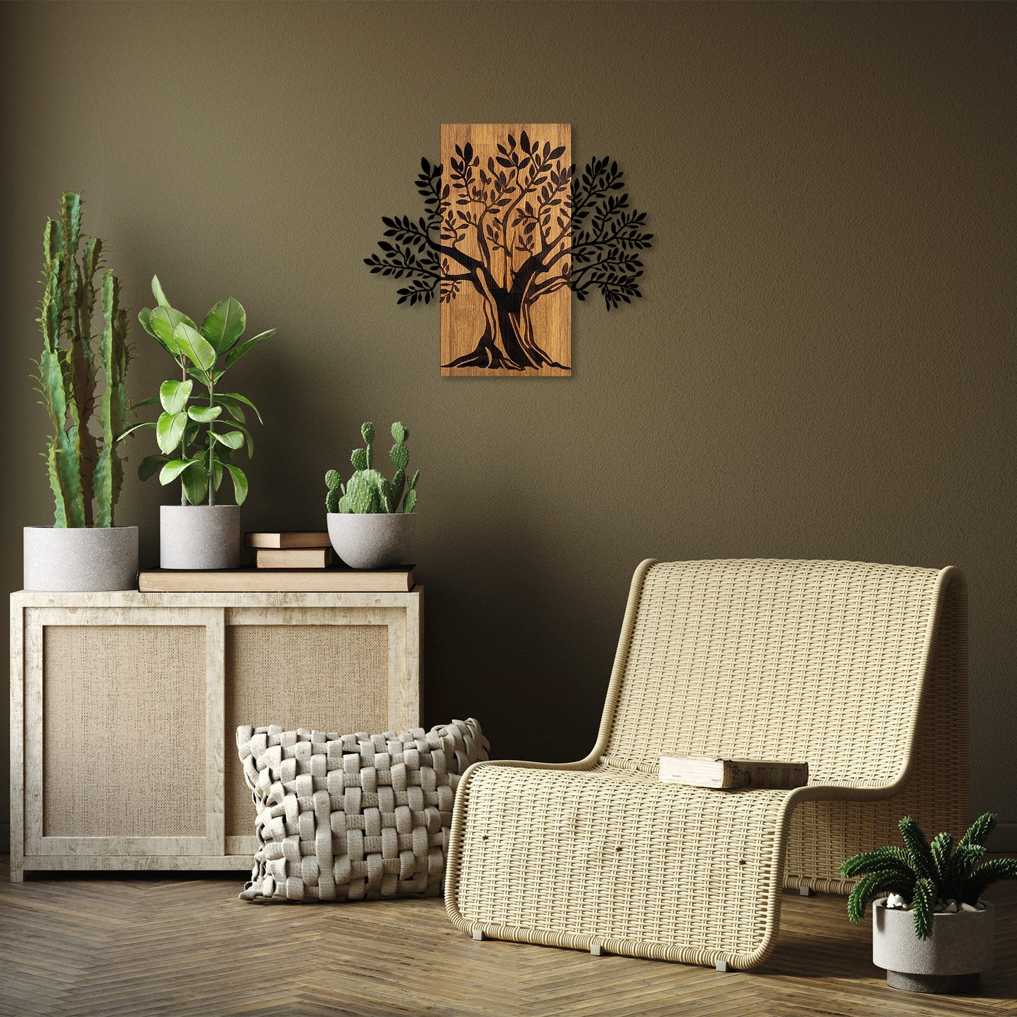 Decorative Wooden Wall Accessory | homemem39