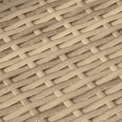 Set Divano da Giardino 9 pz con Cuscini Beige in Polyrattan