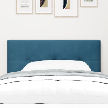 Testata LED vidaXL Panna blu scuro 90 cm in velluto