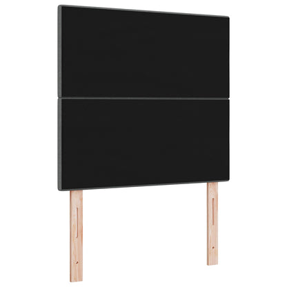 Testiera vidaXL con bottoni imbottita grigia scura 80 cm in tessuto