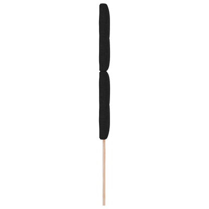 testiera vidaXL con bottoni trapuntati nera 90 cm in tessuto