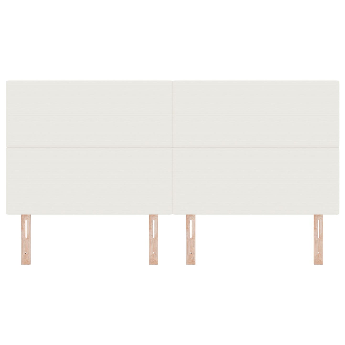 Testiera vidaXL Design Semplice Crema 200 cm in Tessuto Corduroy