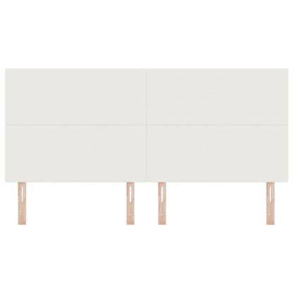 Testiera vidaXL Design Semplice Crema 200 cm in Tessuto Corduroy
